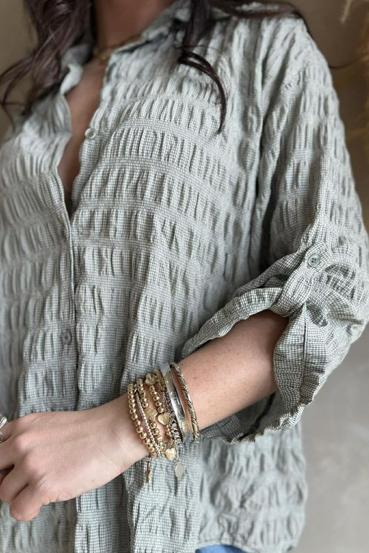 Hey Sucker Blouse Khaki /13=